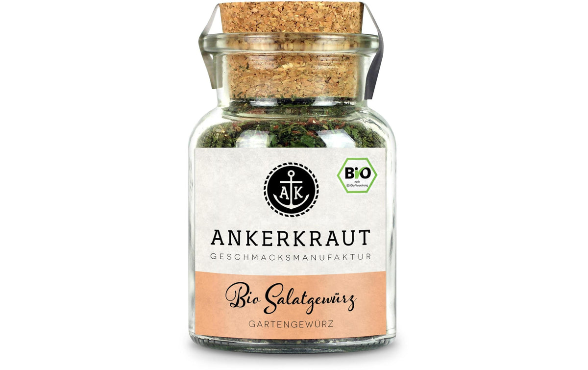 BIO Salatgewürz Gartenkräuter 80 g, Glas klein