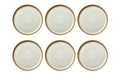 Bitz Speiseteller 27cm Cream/Cream 6 Stk., D: 27cm, H: 2.5cm, Stoneware