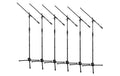 Bemero Mikrofonstativ MS-9010BK 6er Set 6 Stative mit Boom Arm, Höhe: 980-1680mm