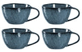 Leonardo Tasse Matera 290ml Blau 4er Set 4 Stück, HxD: 6x10cm, Vol: 290ml, Keramik