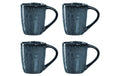 Leonardo Tasse Matera 90ml Blau 4er Set 4 Stück, HxD: 6x7cm, Vol: 90ml, Keramik