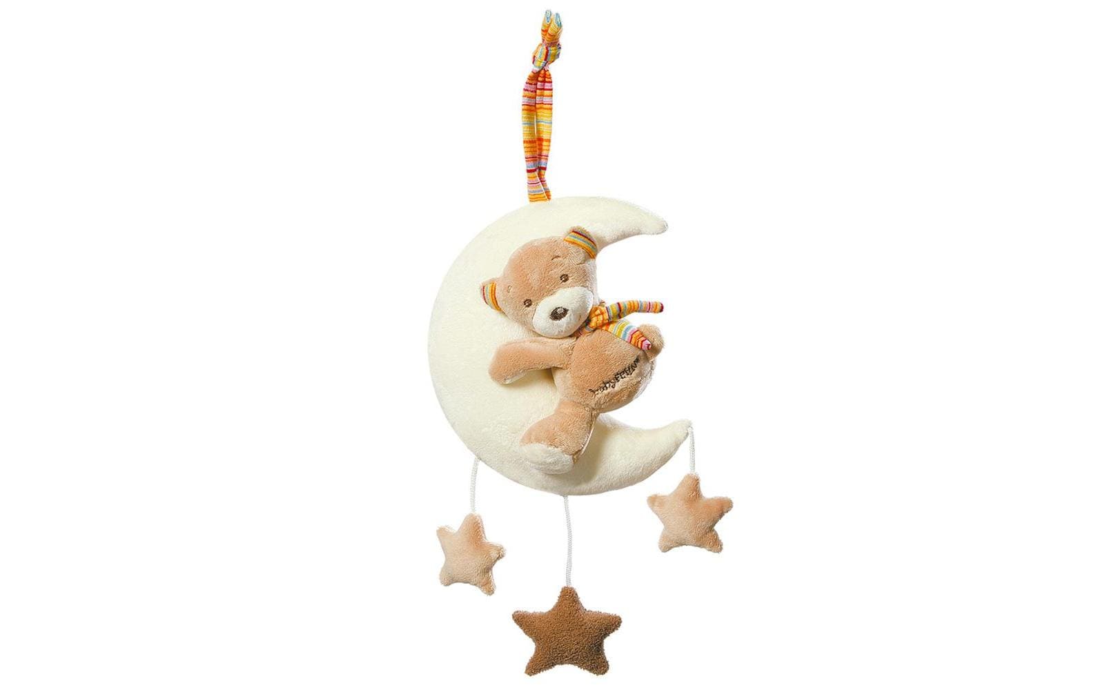 Fehn Spieluhr Rainbow Teddy auf Mond