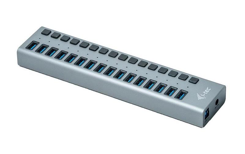 i-tec USB 3.0 Charging Hub 16P mit ext. Adapter 90W
