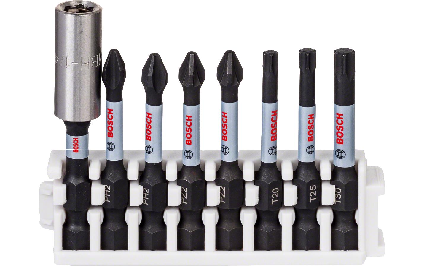 BOSCH Schrauberbit-Set 8-teilig Impact Bit Set 8-teilig