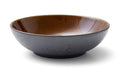 Bitz, Salatschüssel 24 cm, Schwarz/Amber 1 Stück, D: 24cm, H: 6cm, Stoneware