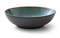 Bitz Salatschüssel 24cm schwarz/grün 1 Stück, D: 24cm, H: 6cm, Stoneware