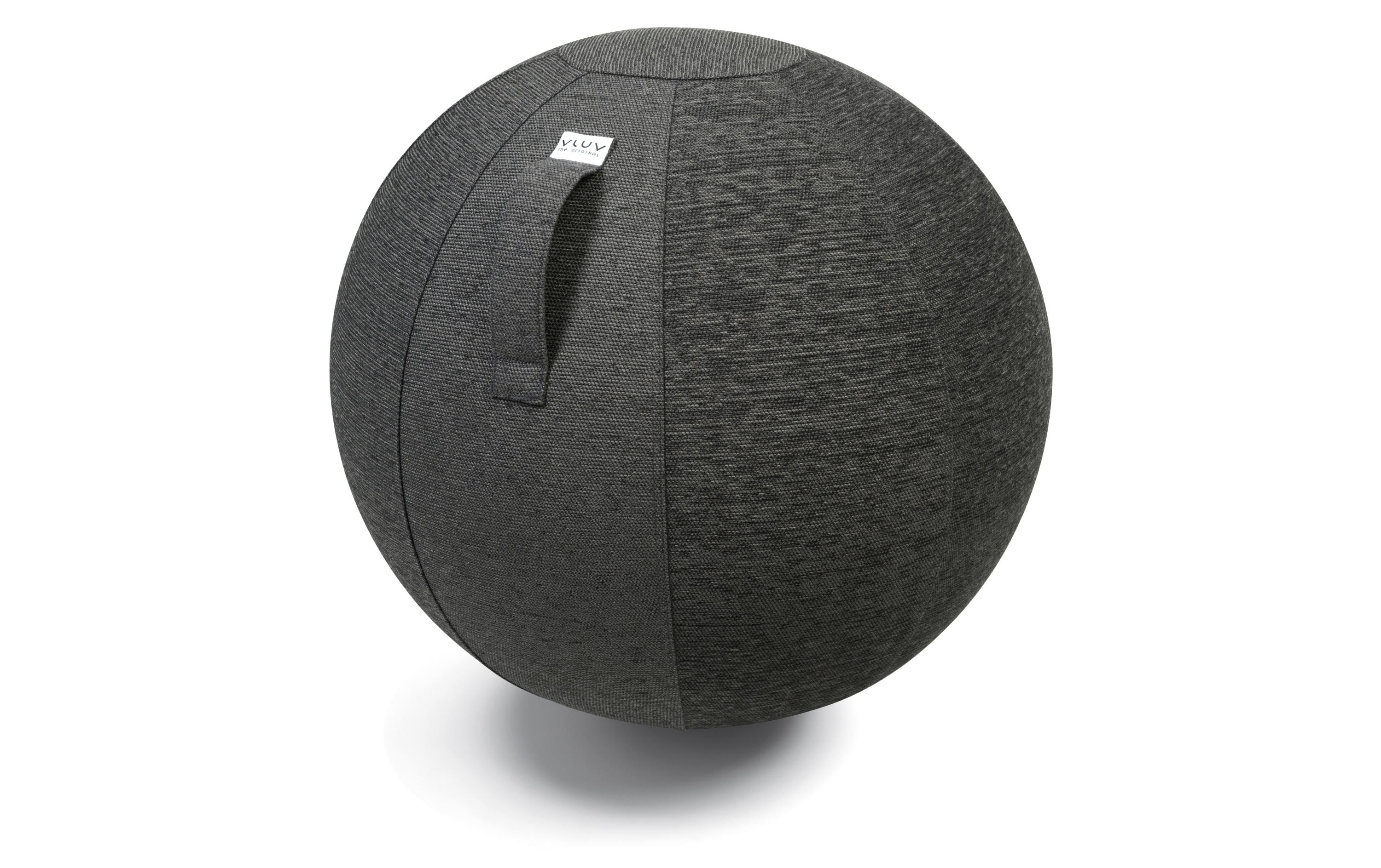 Vluv Stov Stoff Sitzball Anthrazit, Ø 60-65cm