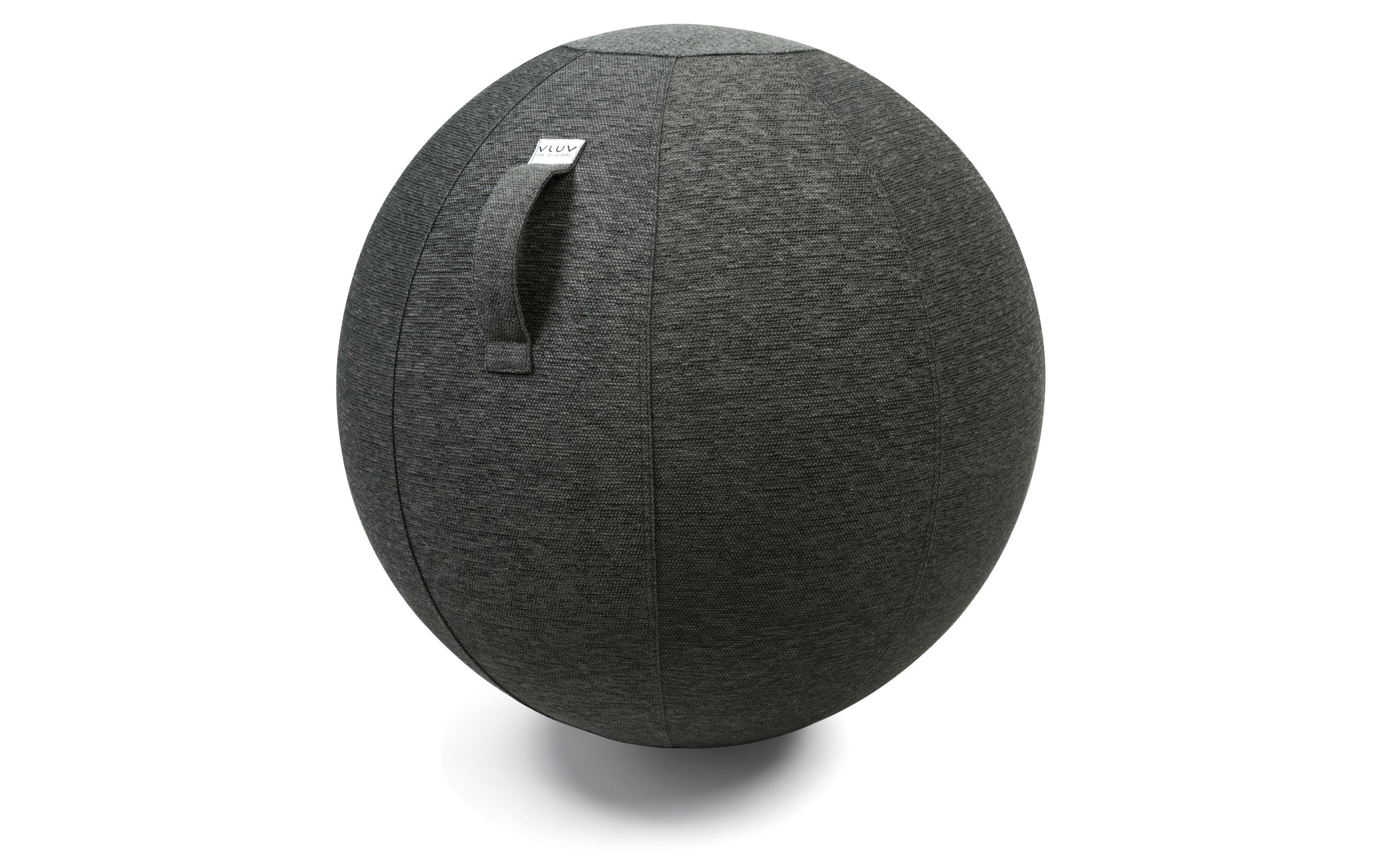Vluv Stov Stoff Sitzball Anthrazit, Ø 70-75cm