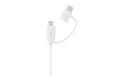 Samsung EP-DG930 Ladekabel USB-C/microUSB weiss