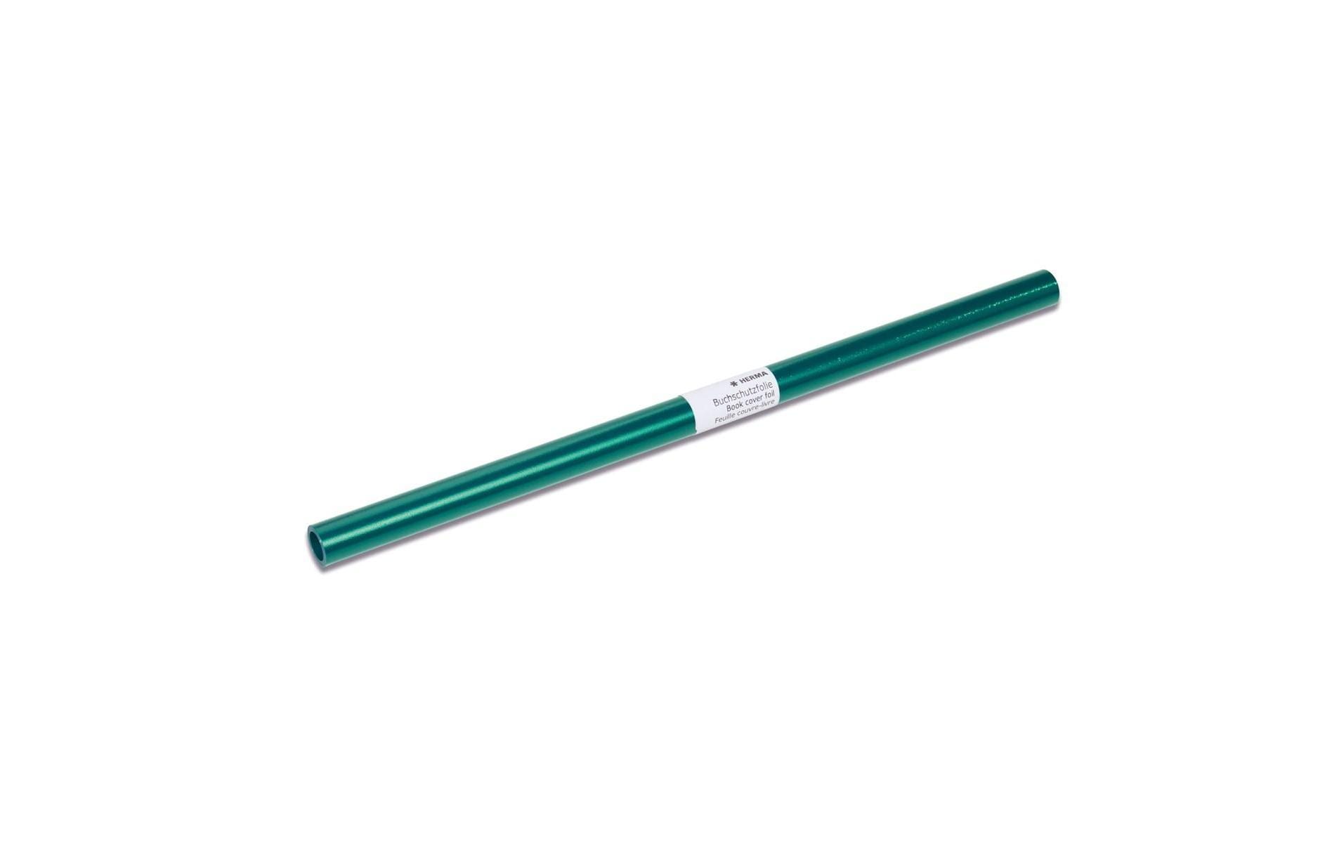 Herma Buchschutzfolie 40 cm x 2 m Nicht klebend, grün