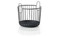 Zone Aufbewahrungskorb Inu schwarz D 30 cm H 30.5 cm, Metall