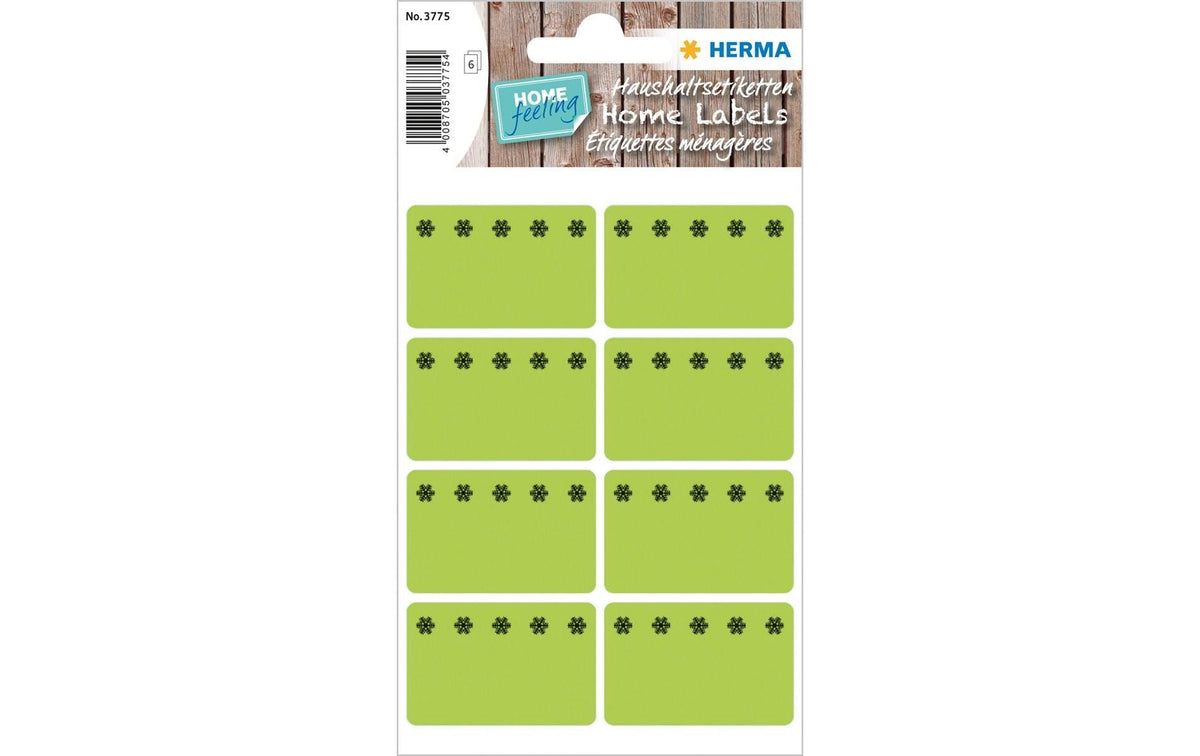 Herma Tiefkühletiketten Kristall grün 48 Etiketten, 6 Blatt