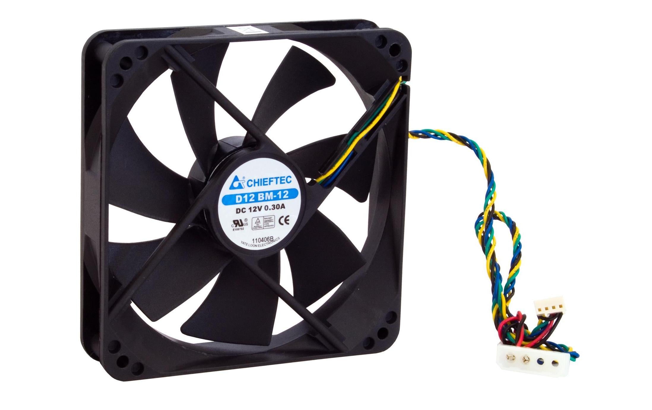 Gehäuselüfter Chiftec AF-1225PWM 120x120x25mm, 12V, 29dBA