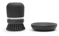 Brabantia Spülbürste mit Seifenspender dark grey, Kunststoff