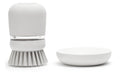 Brabantia Spülbürste mit Seifenspender ligh grey, Kunststoff