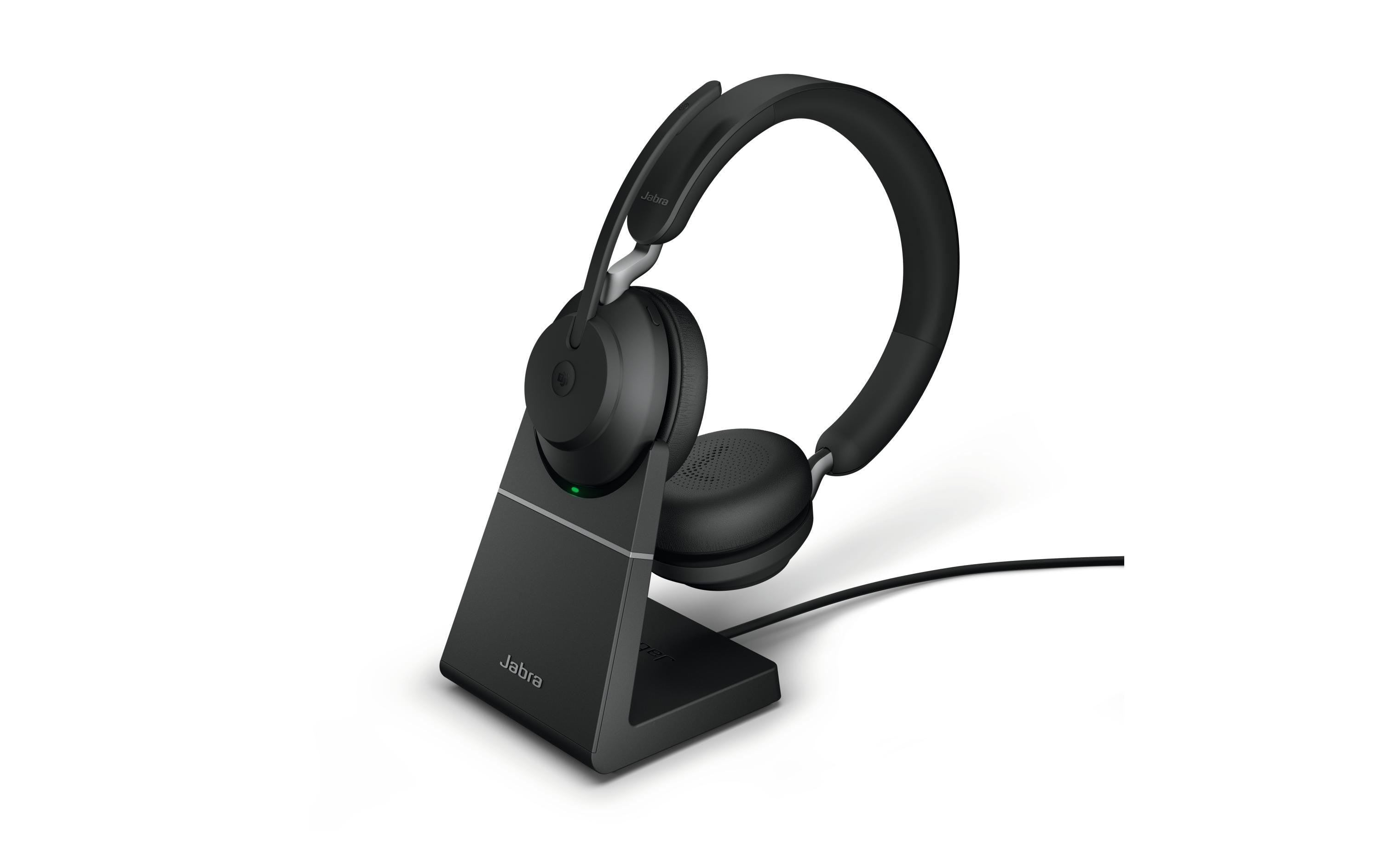 Jabra Evolve2 65 Duo MS Schwarz BT380, USB-A, Stand