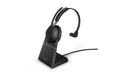 Jabra Evolve2 65 Mono UC Schwarz BT380, USB-A, Stand