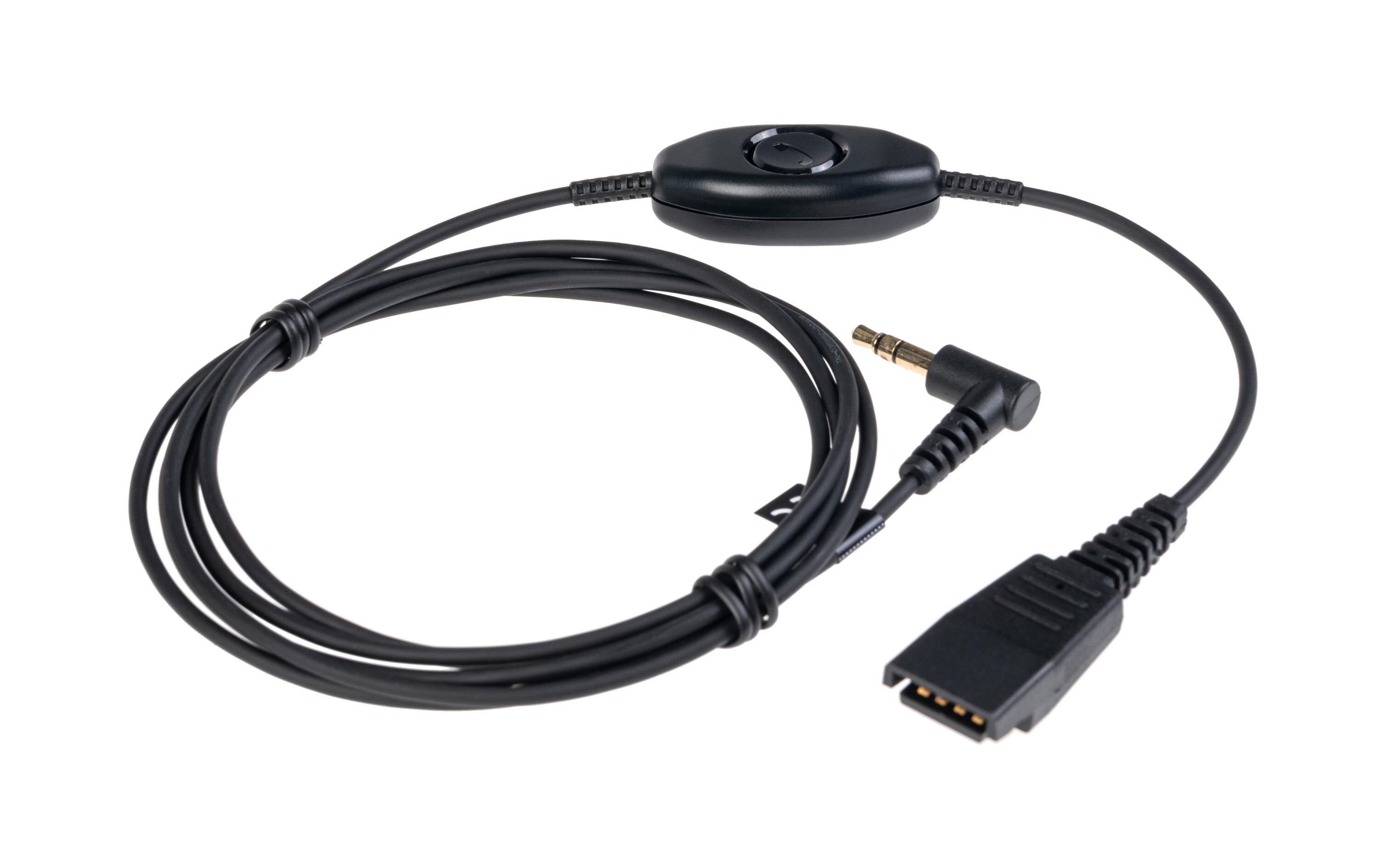 Jabra Anschlusskabel Alcatel mit 3,5mm Klinkenstecker auf QD