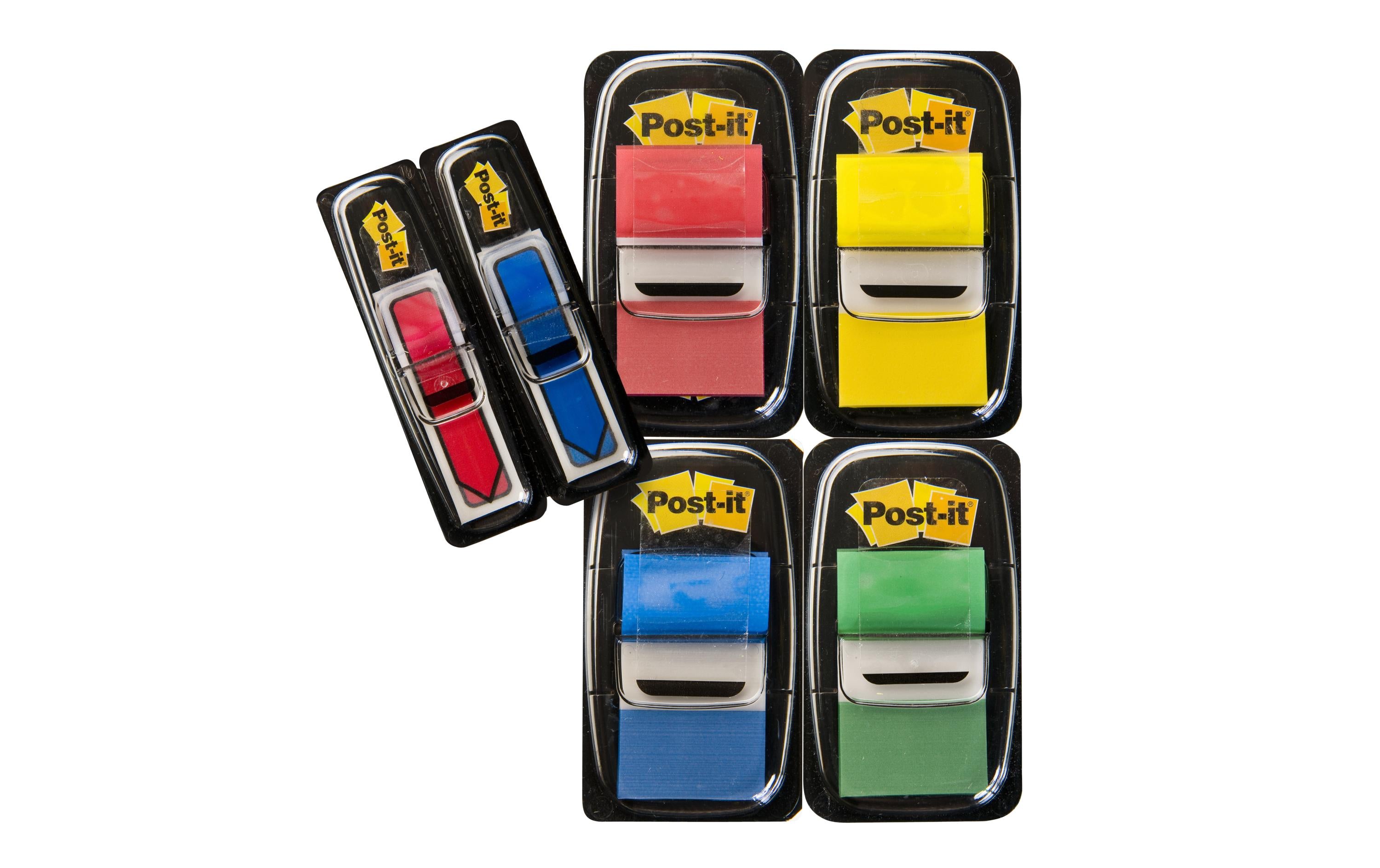 3M Post-it Index 680-P6 Vorteilspack 4 x 50 Streifen Standard, 2 x 24 Pfeile