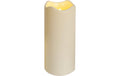 Star Trading LED Pillar Kerze Paul Outdoor, Beige, 23cm Höhe, Timerfunktion